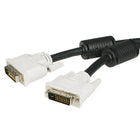 StarTech DVI, D Dual Link Cable, M/M, 50 Ft.-Overcomes limitations of shorter-length cables with a 50ft connection between DVI-D devices