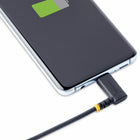 StarTech - Câble de charge USB-A vers USB-C coudé 60 W de 6 pi - Noir-Conforme RoHS