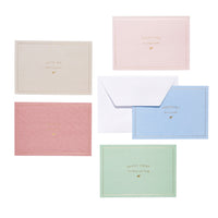 Mara-Mi Thank You Notes - 3.5" x 5" - Assorted Sentiments - 50 Pack-Thank you notecards