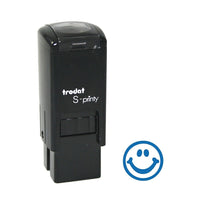 Trodat S-Printy ''Happy Face Impression'' Blue Ink Self-Inking Mini Stamp 4921-High-quality stamps with nontoxic, water-based ink