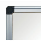 Staples Porcelain Magnetic Dry-Erase Whiteboard - 24" H x 36" W - Aluminum Frame-Dimensions: 24" H x 36" W