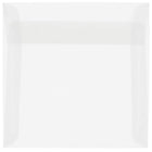 JAM Paper 6.5 x 6.5 Square Envelopes, Clear Translucent Vellum, 50 Pack (82516I)-Clear translucent envelope