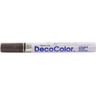 JAM Paper Marvy Uchida Opaque Paint Markers - Broad Point - Dark Brown-These versatile Paint Markers can be used to brighten up any surface or project! Ink is permanent and goes on smooth.