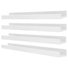 nexxt FN00386-7MC Edge 23" x 4" Picture Frame Ledge, White-Material: floating wall shelves are made of high-quality, durable medium-density fiberboard (MDF) that provides stability. rely on the shelf to keep your items safe and sound, with a visually pleasing finish