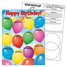TREND enterprises, Inc. Happy Birthday Learning Chart, 17" x 22"-Age group and grade: Ages 3 - 7 and grades pre-school - 1st