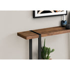 Monarch Specialties 2851 Accent Table - 48"L/Brown Reclaimed Wood-Look/Black-Assembly required: Illustrated instructions and all hardware are provided for convenience (additional tools may be needed)