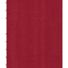 Blueline MiracleBind Hardcover Notebook, 9" x 7", Red Lizard-Like, 150 Pages-Twin wire binding with hard lizard-like cover