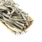 Tao Tea Leaf Organic Jasmine Silver Needle White Tea - Loose Leaf - 50g-The best quality flowers are picked around mid July. They are then mixed with the silver needle, heated and separated several times over to infuse the silver needle buds with the scent of Jasmine