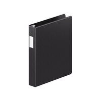 Wilson Jones DublLock ENVI Professional Easy Load 1" 3 D-Ring Binder - Black-Black, D-Ring binder with 275 Sheet Capacity