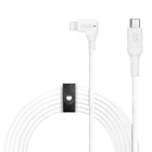 LOGiiX Piston Connect XL 90 USB-C to Lightning - 3M - White-Unleash fast charging with this ultra-durable 3M USB C to lighting cable