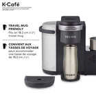 Keurig K-Cafe Single Serve Coffee, Latte and Cappuccino Maker, Dark Charcoal-Energy Efficient: Programmable auto off feature automatically turns your brewer off 2 hours after the last brew for energy savings