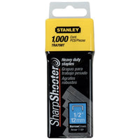 Stanley Sharpshooter Tacker Staples - Heavy-Duty - 1/2"-Ideal for securing shelf lining, window shades, displays, light fabrics and wall decorations