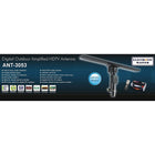 Electronic Master Remote Controlled HDTV Antenna, 7.6" x 22" x 3.6", Black-Solid structure, simple installation