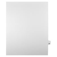Mark Maker Legal Tabs - Letter Size - White - 1/25th cut - 25 tabs per package - 5 packages Pack - Number 95-White Single Tabs