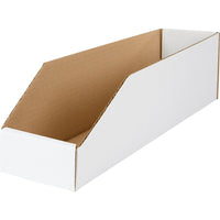 Abbey Bin Box - 18" L x 4" W x 4" H - 50 Pack-Dimensions: 18" L x 4" W x  4" H