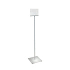 Azar Pedestal Two-Sided Sign Holder Stand - 7" W x 5.5" H -Sold in Multiples of: 1