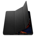 Spigen Urban Fit Case for iPad Pro 12.9" (4th/5th/6th Generation) - Black-Black, dual-tone fabric and silicone touch adds daily comfort and grip