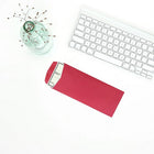 JAM Paper #11 Policy Envelopes, 4.5 x 10.38, Brite Hue Red Recycled, 100 Pack (9009g)-Closure: Gum