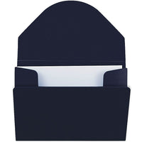 JAM Paper Plastic Business Card Case, Navy Blue, 5 Pack (291618968g)-Navy blue