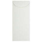 JAM Paper #12 Policy Commerciales Enveloppes Strathmore - 4,75" x 11" - Blanc Brillant Tissé - Paquet de 25-Couleur : Blanc brillant