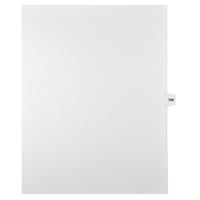 Mark Maker Legal Tabs - Letter Size - White - 1/15th cut - 25 tabs per package - 5 packages Pack - Number 158-White Single Tabs