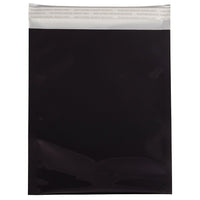 JAM Paper Enveloppes ouvertes en aluminium à fermeture « pelez et scellez », 6 1/4 x 7 7/8 po, noir, 100/paquet-Noir