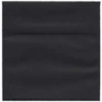 JAM Paper 6 x 6 Square Envelopes, Black Linen Recycled , 50 Pack (V01212I)-Black linen recycled envelope