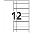 Avery Ready Index Table of Content Dividers for Laser and Inkjet Printers - 12 Tabs - 6 sets - Multi-colour - (11196)-Extended tab reinforcement prevents tearing 