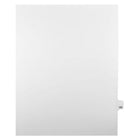 Mark Maker Legal Exhibit Index Tab White Single Tabs, 1/25th Cut, Letter Size, No Holes, Number 120, 25 Pack-White Single Tabs, 1/25th Cut