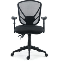 Staples Berwood Mesh/Fabric Task Chair-Padded, contoured mesh seat & back