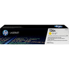 HP 126A (CE312A) Yellow Original LaserJet Toner Cartridge-Standard toner cartridge yields up to 1000 pages