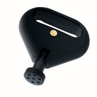 Lomi Mini Cordless Percussion Gun Massager - 3 Interchangeable Heads - Black-Rechargeable battery