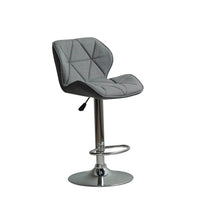 Plata Import Carol Adjustable Stool, Grey, 2 Pack-Bar Stool