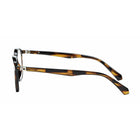 SAV Eyewear Total Flex Lennon Blue Light Glasses - + 2.00 - Brown Demi-Comfort temples