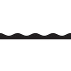 Ashley 12' Solid Colour Magnetic Border, Black, 72 Pack-Design: Black