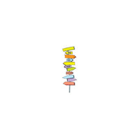 Eureka Dr. Seuss Directional Signs Mini Bulletin Board, 24" x 17", 14/Set (EU-847003)-Used for making bulletin boards stand out, creating bold headlines or messages, adding flair to classroom