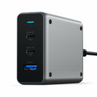 Satechi  Chargeur GaN Compact USB-C PD 100W-Charge sans souci avec protection contre la surchauffe, le courant, la tension, la charge et les courts-circuits.