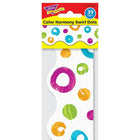 TREND enterprises Inc. Harmony Swirl Dots Terrific Trimmers - 12 Pack-Decorative precut paper border for displays and crafts