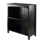 Winsome Terrace Storage Shelf 3-Tier 26" wide, Espresso-Terrace 3-Tier Storage Shelf / Bookcase Collection is perfect to use alone or pair with baskets and create a place for your goodies.