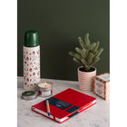 General Supply Goods + Co Notebook Pen Set - Vegan Leather - Red-Retractable Pen