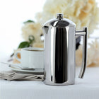 Frieling Polished 18/10 Stainless Steel French Press, 36 Ounce (#0104)-18/10 stainless steel retains heat 4 times longer than glass press because of the dual-wall insulation.