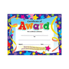 Trend Enterprises 8 1/2" x 11" Certificate of Award, 180 Pack (T-2951)-Size: 8 1/2"(L) x 11"(W)