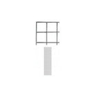 Wamaco 4' x 4' Grid Panel, Black, 2 Pack-Perfect solution for storefront, tradeshow and multipurpose displays