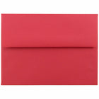 JAM Paper A6 Invitation Envelopes, 4.75 x 6.5, Brite Hue Red Recycled, 250 Pack (67503H)-Red brite hue recycled envelope
