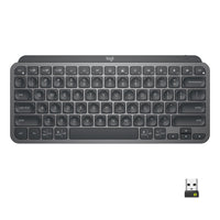 Logitech MX Keys Mini Wireless Illuminated Keyboard for Business - Graphite-Meet rising enterprise security expectations: Logi Bolt high performance wireless technology with Secure Connections Only mode security and next level compatibility.