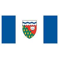 Provincial Flag, Northwest Territories, 36" x 60"-36" x 60" flag, rectangular shape