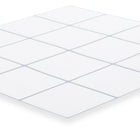 Truu Design Square Peel and Stick Wall Tiles, 10 x 10 inches, White, 6 Pieces-Premium quality tiles: wall peel and stick backsplash tiles are made of high-quality, durable eco-friendly PVC plastic, water-resistant and mold resistant which never turn yellow with time