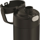Thermos FUNtainer Bottle - 470ml - Black-Sweat-proof exterior