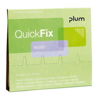 Plum Fabric Adhesive Bandage Wall Dispenser Refill, 45 Pack-Waterproof bandage refill for Plum Bandage dispenser - Staples Item #487272