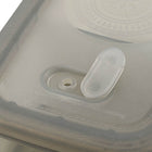 Minimal Boîte à bento en silicone - Gris - 900ml - Ensemble de 2-Congélateur, lave-vaisselle, micro-ondes et four